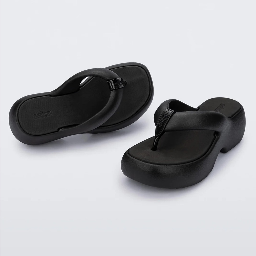 Melissa Black Platform Sandals